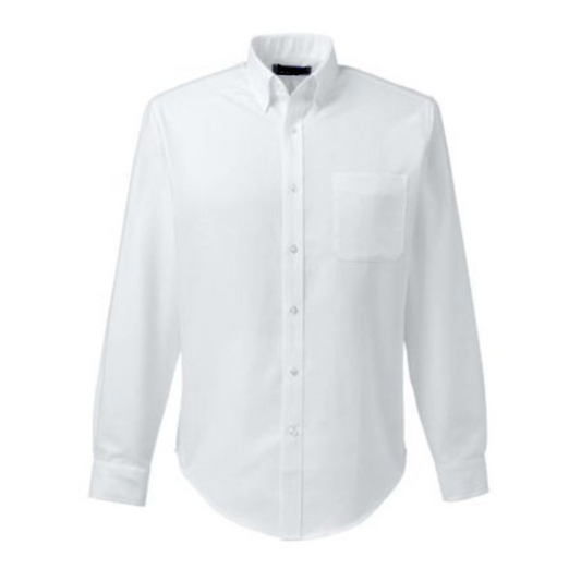 Adult Long Sleeve Oxford Shirt